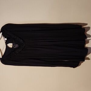 ❤ NWT! LIZ LANGE LONG SLEEVE LACE TRIM MATERNITY TOP, XS MATERNITY